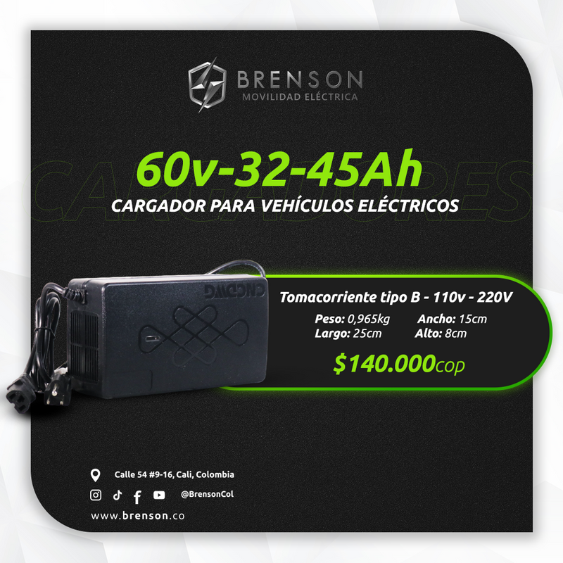 Cargador 60V – 32-45Ah