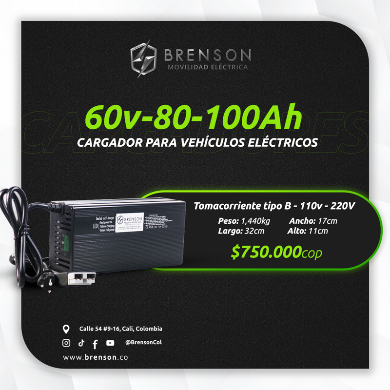 Cargador 60V – 80-100Ah