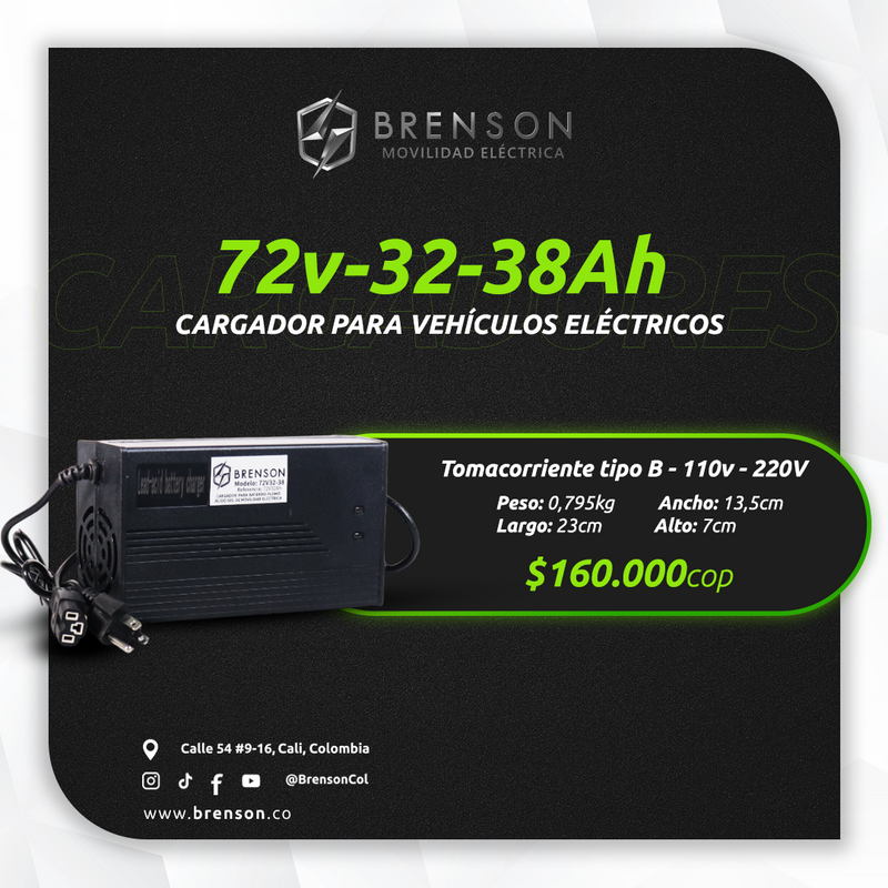 Cargador 72V – 32-38Ah