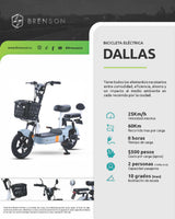 Bicicleta Eléctrica Brenson Dallas