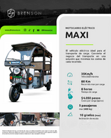 Motocarro Eléctrico MAXI